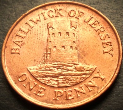 Moneda exotica 1 PENNY - JERSEY, anul 1998 * cod 4489 foto