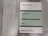 Dreptul transporturilor de Gheorghe Piperea