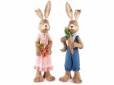 Cumpara ieftin Set 2 figurine Iepurasi Paste 33x26x102 cm