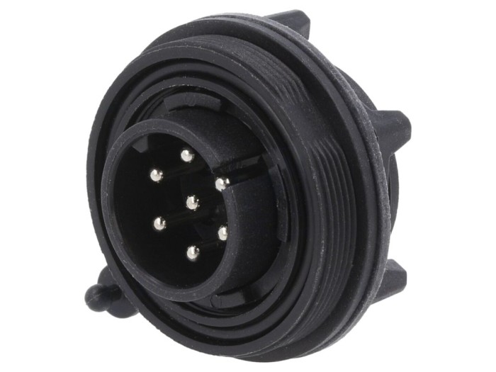 Conector circular tată 7 pini IP68