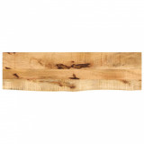 VidaXL Blat de masă margine naturală, 120x40x2,5 cm, lemn masiv mango