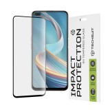 Folie sticla Oppo Reno4 Z 5G Techsuit 111D Full Glue Full Cover, negru