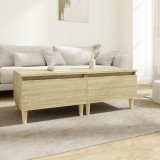 vidaXL Mese laterale 2 buc. stejar sonoma 50x46x35 cm lemn compozit