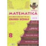 Evaluare nationala 2018 - Matematica pentru clasa a VIII-a