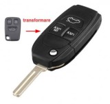Carcasa cheie Topautochei&reg; pentru Volvo 3 butoane transformare din cheie clasica in cheie briceag, Fara Brand