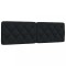 Gossi perna pentru tablie de pat, negru, 160 cm, material textil