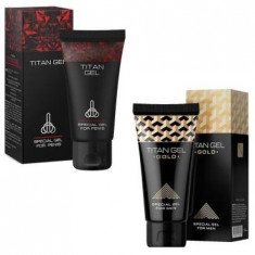 Pachet promotional Gel Titan Gold 50ml + Titan Gel 50 ml foto