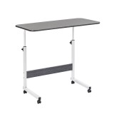 Masă pentru laptop cu &icirc;nălțime reglabilă 80x40 cm negru