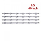 Set barete led tv LG 49 inch , V17 49 R1 L1,4 barete 6 leduri, Oem