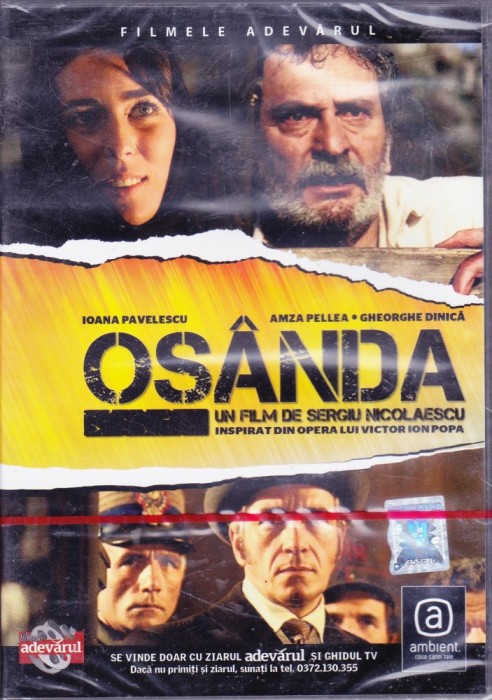 DVD Film de colectie: Osanda ( r: Sergiu Nicolaescu; SIGILAT - vezi descriere )