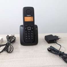 Telefon fix DECT Siemens Gigaset A120 + incarcator + cablu modem rj11