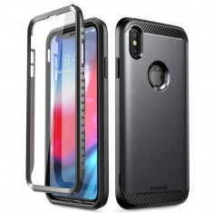 Husa Premium Originala Supcase Ub Neo iPhone Xs Max Negru 360 Grade Cu Protectie Pe Ecran foto