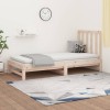 Pat de zi extensibil, 2x(90x190) cm, lemn masiv de pin