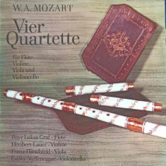 Disc vinil, LP. Vier Quartette Für Flöte, Violine, Viola Und Violoncello-Wolfgang Amadeus Mozart, Peter-Lukas