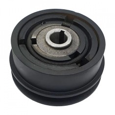 Ambreiaj centrifugal motoutilaje cu ax 19mm, fulie 115mm foto