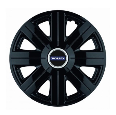 Set 4 Capace Roti, potrivite jantelor de R16, pentru Volvo, model Cosmos Negru foto
