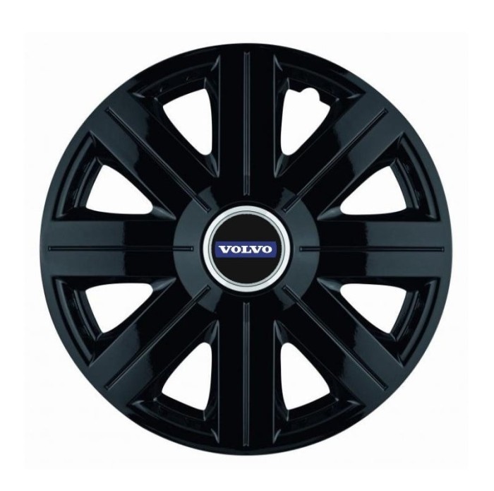 Set 4 Capace Roti, potrivite jantelor de R16, pentru Volvo, model Cosmos Negru