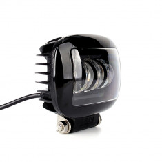 Proiector auto/moto LED, 10/30V, 30W, 6000K, lupa, IP67