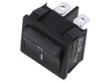 Rocker SPDT 2 ON-ON 6A/250VAC Negru PR Corp