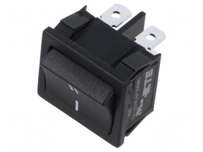 Rocker SPDT 2 ON-ON 6A/250VAC Negru PR Corp foto