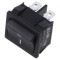 Rocker SPDT 2 ON-ON 6A/250VAC Negru PR Corp