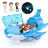 Jucarie avion cu figurina sunet si lumini