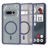 Husa Nothing Phone (3a) Techsuit HaloFrost MagSafe Series, bleumarin