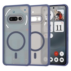 Husa Nothing Phone (3a) Techsuit HaloFrost MagSafe Series, bleumarin foto