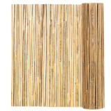 Panou paravan gard din bambus natural 180 x 500 cm, lamele 15 mm