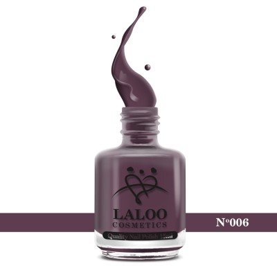 No.006 Brown Aubergine| Weekly Nail Polish 15ml foto