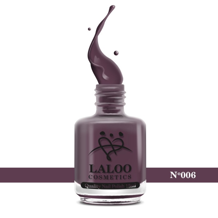 No.006 Brown Aubergine| Weekly Nail Polish 15ml