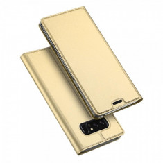 Husa carte flip wallet Dux Ducis pentru Samsung Galaxy Note 8, auriu foto