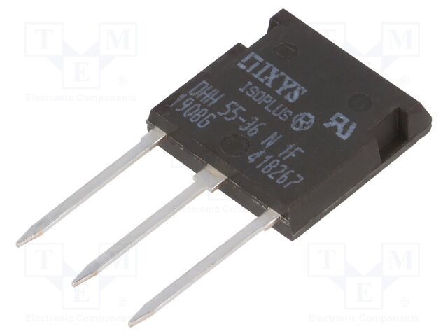Diodă redresoare THT IXYS 1,8kV 60A 700A Ufmax 2,03V