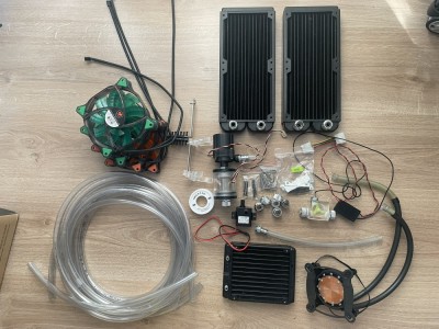 Cooler PC racire lichida - custom loop foto