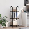 VidaXL Raft pentru cărți Stejar afumat 40 x 30 x 109 cm Lemn compozit 879937
