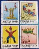 Ungaria 1988 - jucarii, serie stampilata