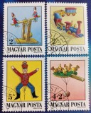 Ungaria 1988 - jucarii, serie stampilata