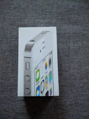Iphone 4s, white , 8 gb, sigilat, neverlock. foto