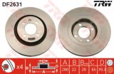 Disc frana VW PASSAT Variant (3A5, 35I) (1988 - 1997) TRW DF2631