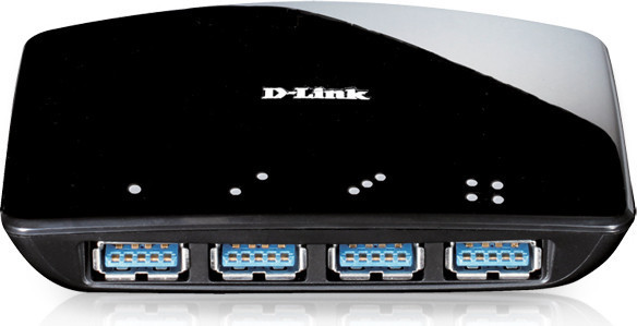 HUB extern D-LINK, porturi USB: USB 3.0 x 4, conectare prin USB 3.0, alimentare