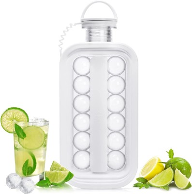 Forma cuburi de gheata 2 in 1 portabila, 17 buc BPA free alb foto