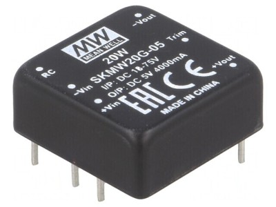 Convertor DC/DC 20W 18-75V la 5V 4A foto