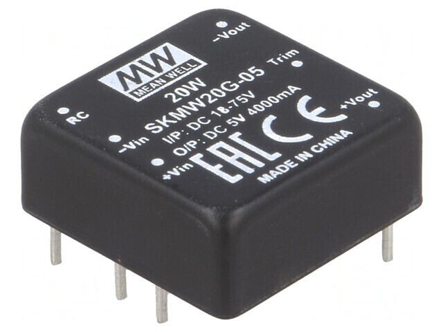 Convertor DC/DC 20W 18-75V la 5V 4A