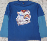 Cumpara ieftin Superman,bluza,tricou cu maneca lunga, original,marimea 152, 56, Albastru