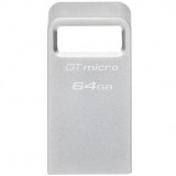 Memorie USB Kingston 64GB DataTraveler Micro 200MB/s Metal USB 3.2 Gen 1