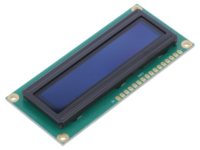 Rezistor Afișaj OLED alfanumeric 16x1, galben