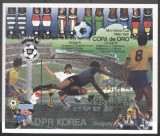 Korea 1981 Sport, Soccer, Football, imperf. sheet, used T.295, Stampilat