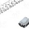 Microintrerupator, 4.7x3.5x1.65mm, (ON)-OFF, SPST, PANASONIC - EVQP2202W