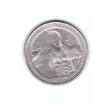 Moneda SUA 25 centi/quarter dollar 2014 D, Florida Everglades, stare buna, curata