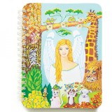 Cumpara ieftin Carnet cu spira Arhanghelul Ariel, 12 x 16 cm, 100 foi dictando cu inger,